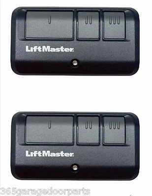 2 pack Liftmaster 893MAX 3 Button Visor Remote Control Garage Door Opener - Image 1 of 3