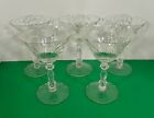 Cambridge CAPRICE Clear Champagne Tall Sherbet Goblet (s) LOT OF 5 Stem #300