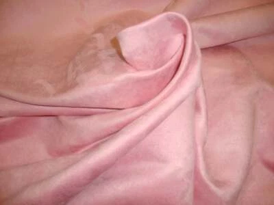 Tela de gamuza ROSA Poliéster micro imitación gamuza 58" ancho tela de tapicería Foto 1 de 2