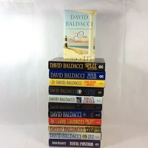 David Baldacci Thriller Crime Fiction Book Lot 12 HCDJ 1st Edition - Picture 1 of 12