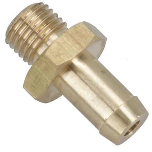 Brass Brake Pipe Hose Tail Adaptor Connector Fitting 7/16 x 20 Male – 3/8 UNF - Picture 1 of 21