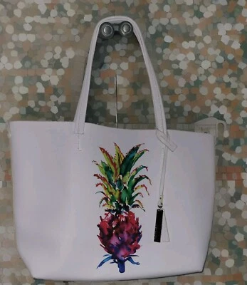 Bolso de Mano Vince Camuto Damas Marco Estampado Piña Blanco/Multi, NUEVO con Etiquetas Foto 1 de 4