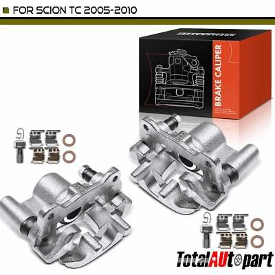 Pinza de freno trasera izquierda y derecha 2 piezas con soporte para Scion tC 2005-2010 L4 2,4 L Foto 1 de 4