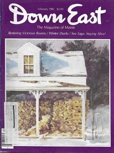 Down East Maine Magazine 1985 February Victorian Decor/Penobscot Bay/Winter Duck - Foto 1 di 2