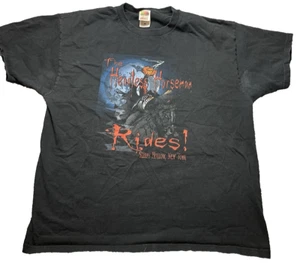 Sleepy Hollow Headless Horseman Men’s T-Shirt XL Y2K Rides Again - Picture 1 of 7