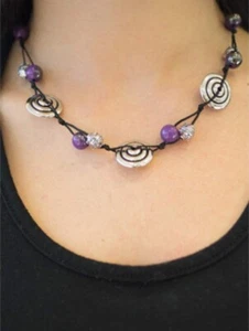 NEU PAPARAZZI VINTAGE LILA HALSKETTE #1 Sie wählen Rarität - Bild 1 von 34