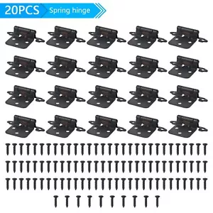 Lot Kitchen Cabinet Hinges Overlay Self Closing Face Mount Cupboard Door Hinge - Picture 1 of 17