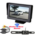 Cars HD Night Vision 4.3" Monitor Car Rear View Backup Camera Backup Waterproof