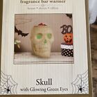 Ceramic Skull Wax Melt Warmer Electric Warmer Home Fragrance Halloween- Skull