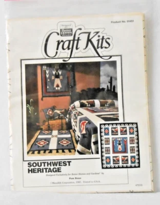 QUILT PATTERNS - BETTER HOMES AND GARDENS "SOUTHWEST HERITAGE" - 1987  - NIP! - Image 1 of 2