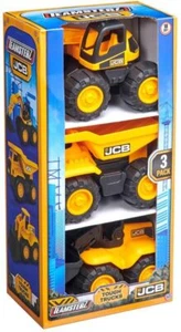 Teamsterz JCB 3er-Pack Bau Spielzeug LKW - Muldenkipper, Lader, Bagger - Bild 1 von 2