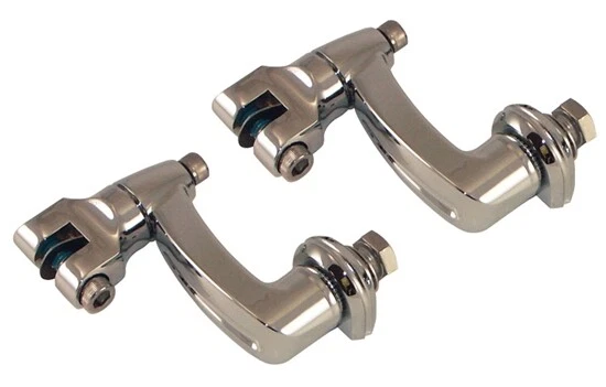 Kit de montaje de clavija de pie de carretera de 1 1/4" Harley-Davidson Touring Softail Dyna Foto 1 de 1