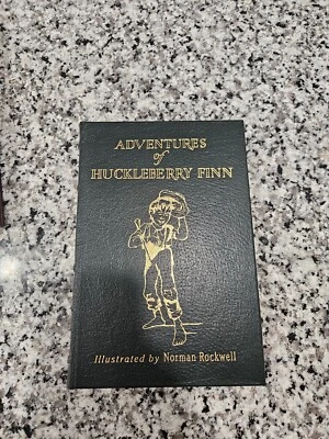 EASTON PRESS Adventures or Huckleberry Finn Twain Leather Rockwell - Image 1 of 4
