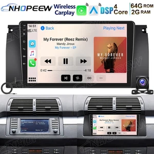 Für BMW 5er E39 X5 E53 E38 64GB Android 15 Autoradio Apple Carplay GPS NAVI WIFI - Bild 1 von 15