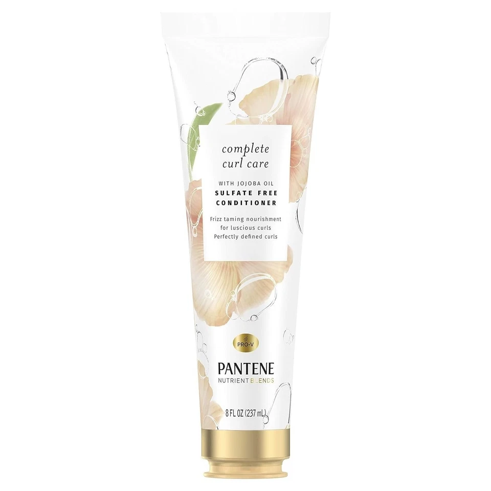 Pantene Nutrient Blends Conditioner, Complete Curl Care with Jojoba Oil, 8.0... - Image 1 of 1