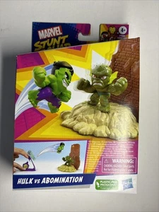 Marvel Stunt Squad Hulk vs. Abomination Toy Playset New Sealed - Picture 1 of 6