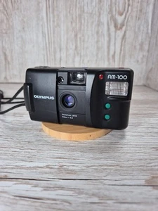 Olympus AM-100 fotocamera 35 mm pellicola punta e scatta nero #1 - Foto 1 di 6