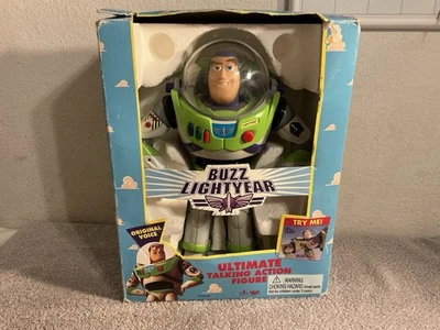 Original Toy Story Buzz Lightyear Ultimate Talking Action Figure Thinkway 1995 - Image 1 of 4