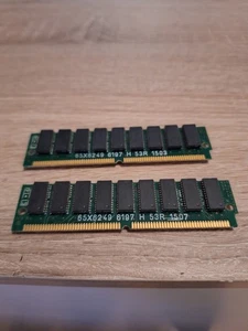 IBM PS/2 Model 70 386 2MB x2 Memory RAM Sticks Vintage 4MB Total 72-Pin SIMM - Picture 1 of 4