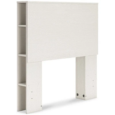 Signature Design by Ashley Contemporary Aprilyn Twin Bookcase Headboard  White - Image 1 of 4