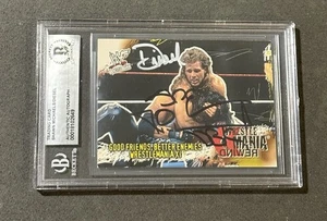 SHAWN MICHAELS & DIESEL 2001 FLEER WWF WRESTLEMANIA SIGNED AUTOGRAPHED CARD BAS - Picture 1 of 2