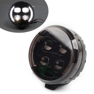 6.5" Motorcycle Headlight Led Headlamp Universal For Honda CL500 CM300 500 1100 - Image 1 of 4