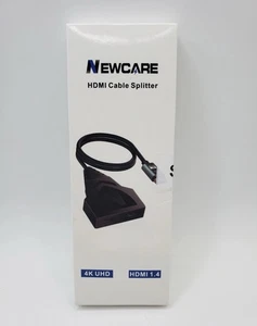 Newcare HDMI Cable Splitter 4K UHD HDMI 1.4 - Picture 1 of 2