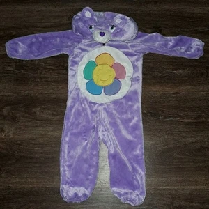 Vintage 2003 Care Bear Purple Rainbow Sunshine Bear Costume Size Toddler 3T-4T - Picture 1 of 8