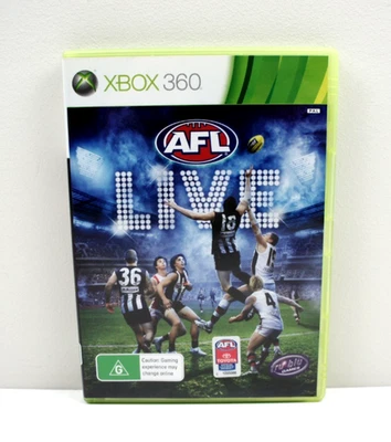 AFL Live Microsoft Xbox 360 Game Complete With Manual PAL - Free Postage - Image 1 of 4
