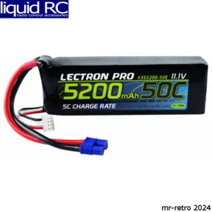Common Sense RC 3S5200-50E Lectron Pro 11.1v 5200mah 50c LiPo Battery with Ec3 - Picture 1 of 1