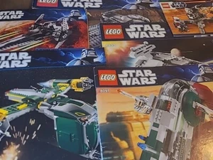 Lotto Manuali LEGO - STAR WARS X 6 (8097, 7930, 7915, 9488, 8099, 7961) - Foto 1 di 6