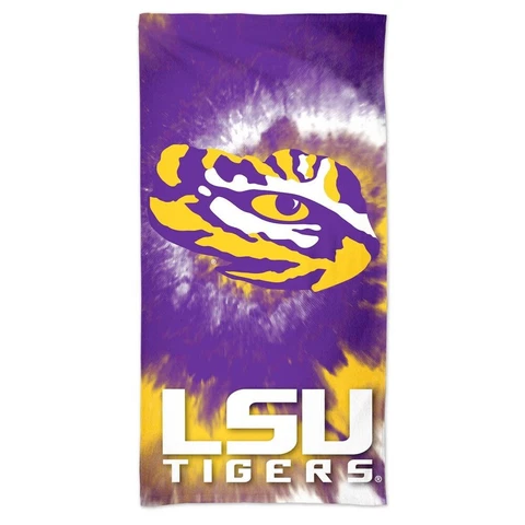 LSU TIGERS TIE DYE 30"X60" SPECTRA BEACH TOWEL NEW WINCRAFT 🐯 Cover