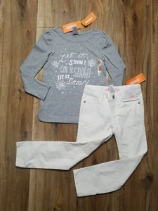 NWT Gymboree girls Top & Velvet Skinny Pants 2 PC Size 5  ( K 042 ) - Picture 1 of 9