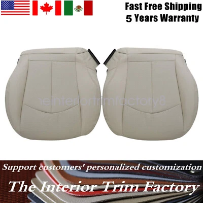 2 piezas para Mercedes Benz E320 E350 E500 2005 ambos lados parte inferior cubierta de asiento PERF bronceada Foto 1 de 4