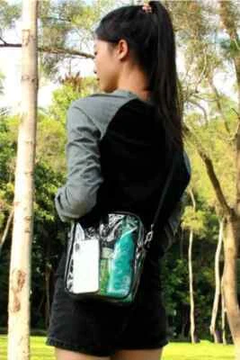 Clear Stadium Approved Messenger Bag Travel Concert Transparent - Image 1 of 4