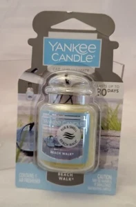 BEACH WALK Yankee Candle Jar Hanging Air Freshener New - Picture 1 of 2