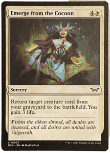 MTG Emerge from the Cocoon - Duskmourn #5 - Near Mint - Picture 1 of 2