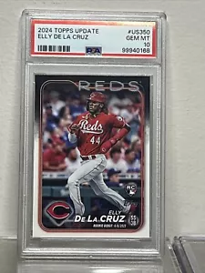 2024 Topps Update Elly De La Cruz RC PSA 10 Gem Mint Cincinnati Reds #US350 - Bild 1 von 3