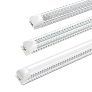 36W-90W 5FT 6FT T8 8FT LED Shop Light Fixtures Garage 4FT LED Tube Lights 6000K - Picture 1 of 24