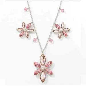 Touchstone Crystal by Swarovski BLUSH BOUQUET Halskette Rose Rhodiniert 16-18 - Bild 1 von 2