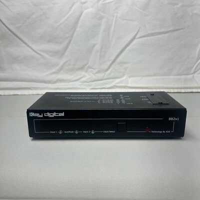 Key Digital (KD-CSW2x1) 2-Ports External Video/Audio Switch o550 - Image 1 of 4