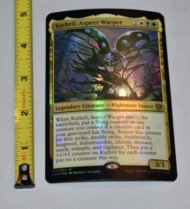 1x Oversized - Aspect Warper  - Foil - Commander IN TOPLOADER - Picture 1 of 5
