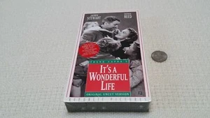 NEW VHS It's A Wonderful Life, 1946 & 1993 B&W Original Uncut Version NOT RATED - Picture 1 of 5