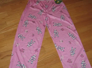 LIFE IS GOOD Toddler Girl Size XXS 2T 3T Pink Peace Glove Sleep PJ Lounge Pants - Picture 1 of 2