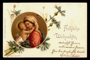 cartolina antica-post card-BUON NATALE-MERRY CHRISTMAS-FROHE WEIHNACHTEN-NOËL 26 - Imagen 1 de 1