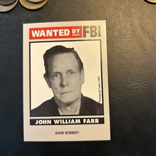 Jb2 1993 wanted By The Fbi #33 John William Farrr