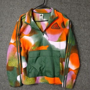ADIDAS Fleece Youth XLarge Pullover 1/4 Zip Pocket City Camouflage Size 18/20 - Picture 1 of 9