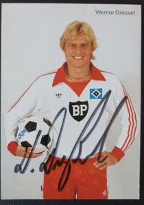 Werner Dressel Hamburger SV HSV handsignierte Autogrammkarte AK BP DFB Rothosen - Bild 1 von 1
