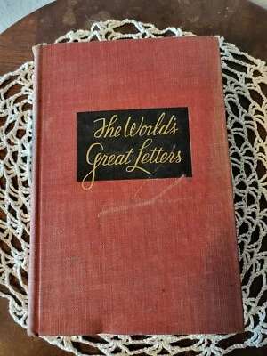 The World's Great Letters by M. L. Schuster 1940 Simon & Schuster pub. - Image 1 of 4
