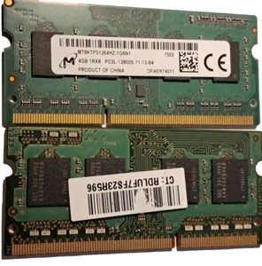 8G 2- 4G Card S4GB 1RX8 PC3L-12800S-11-13-B4 Laptop Memory MT8KTF51264HZ-1G6N1 - Picture 1 of 3